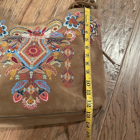 Johnny Was Embroidered Suede Bag - Picture 15 of 16